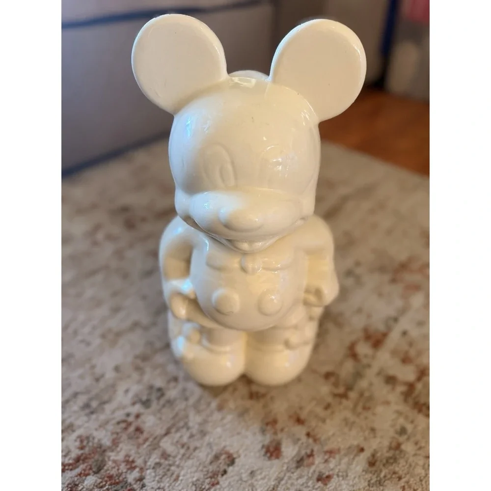 Vintage 1940's Mickey Mouse & Minnie Mouse Walt Disney Turnabout Cookie Jar